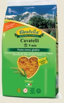 Glutenvrije pasta Farabella Cavatelli 500g
