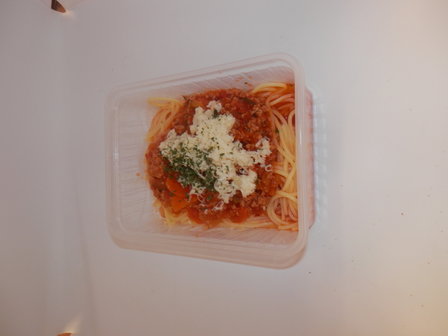 Spaghetti bolognaise glutenvrij-melkvrij-lactosevrij
