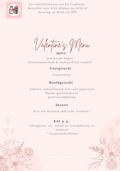 menu 1 valentijn