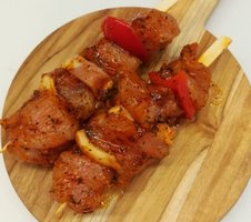 Gemarineerde kalkoenbrochet -glutenvrij-melkvrij