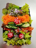 couronne de légumes froids